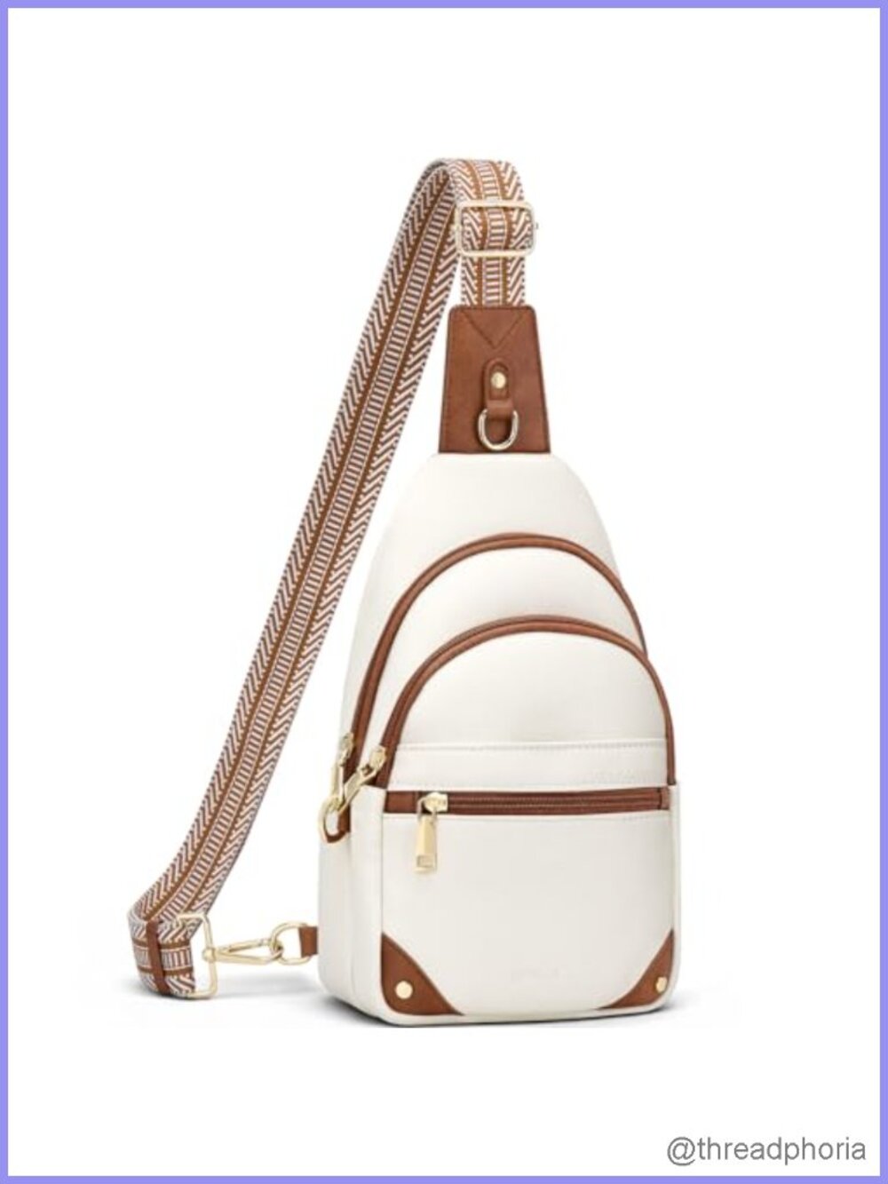 Anti Theft Crossbody Sling Faux Leather RFID Travel Purse